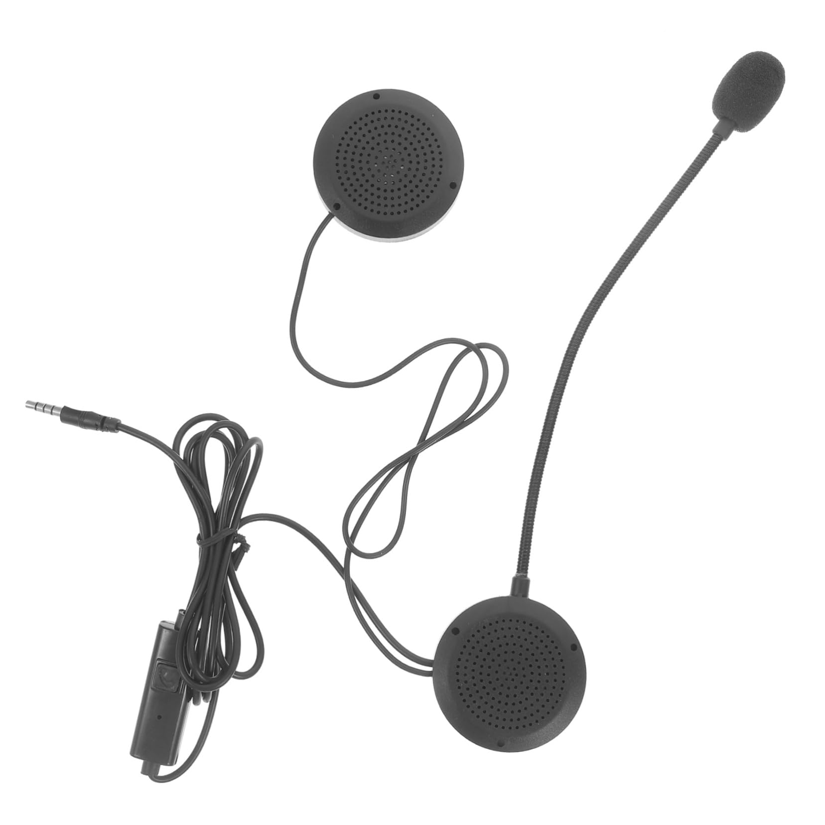 DECHOUS Headset with Microphone Ergonomic Design for Comfort Audio Experience for Voice Streaming Volume Control for Easy Use Compatible with Various Helmets