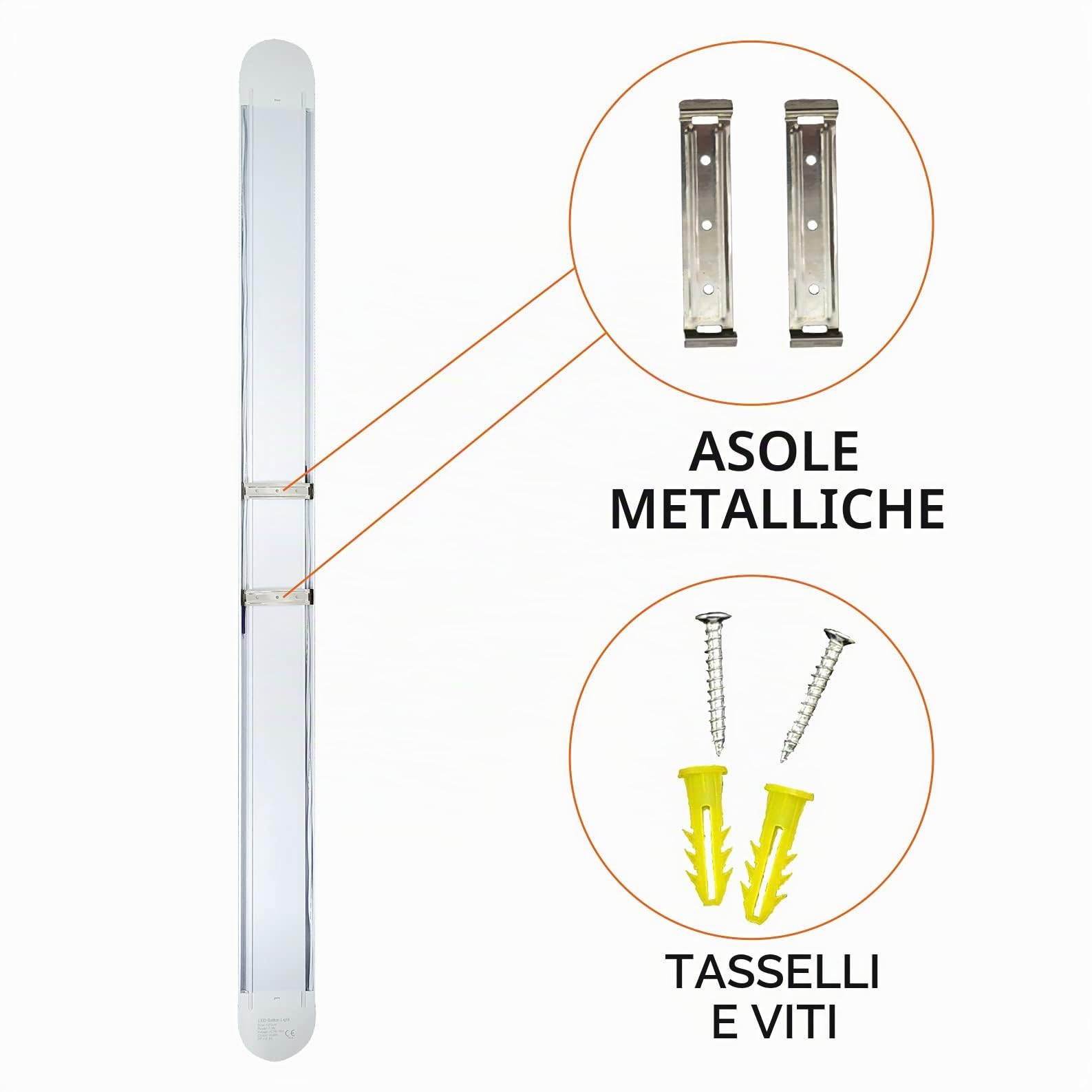 LED ATOMANT Plafoniera LED Lineare 120cm 72W Bianco Freddo 7200lm | 6500K