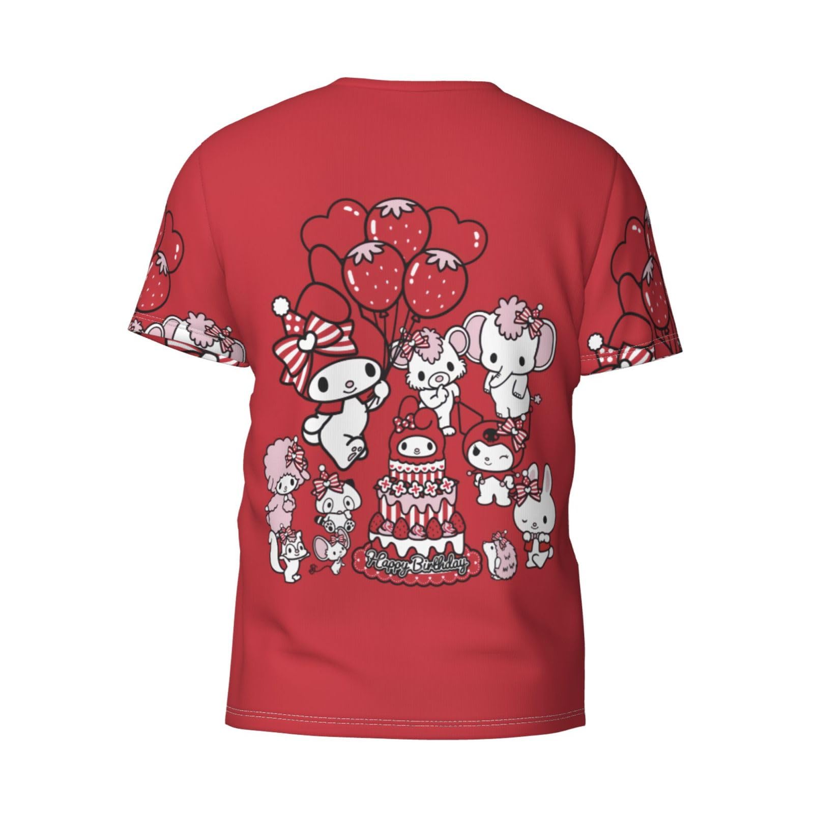 Amazon.co.jp: メンズTシャツ マイメロディ 赤 ティーシャツ ロングT 