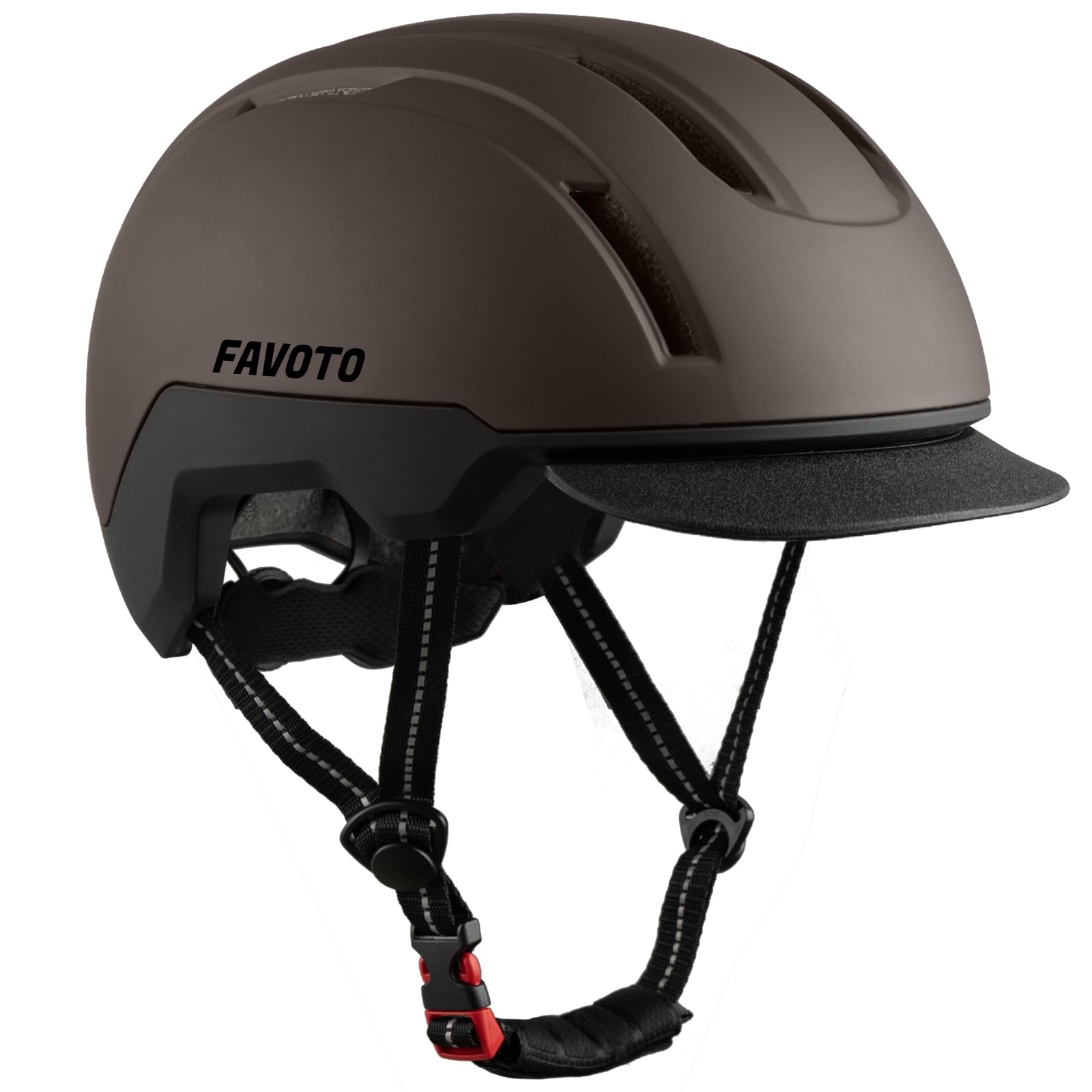 Favoto Urban Cycling Helmet showing airflow and lightweight features