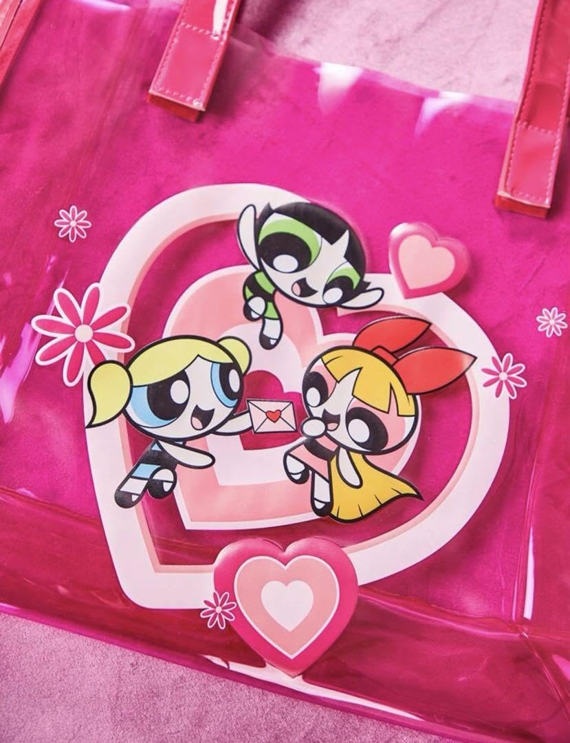 Amazon.co.jp: パワーパフガールズ ビニールバッグ ピンク パワパフ