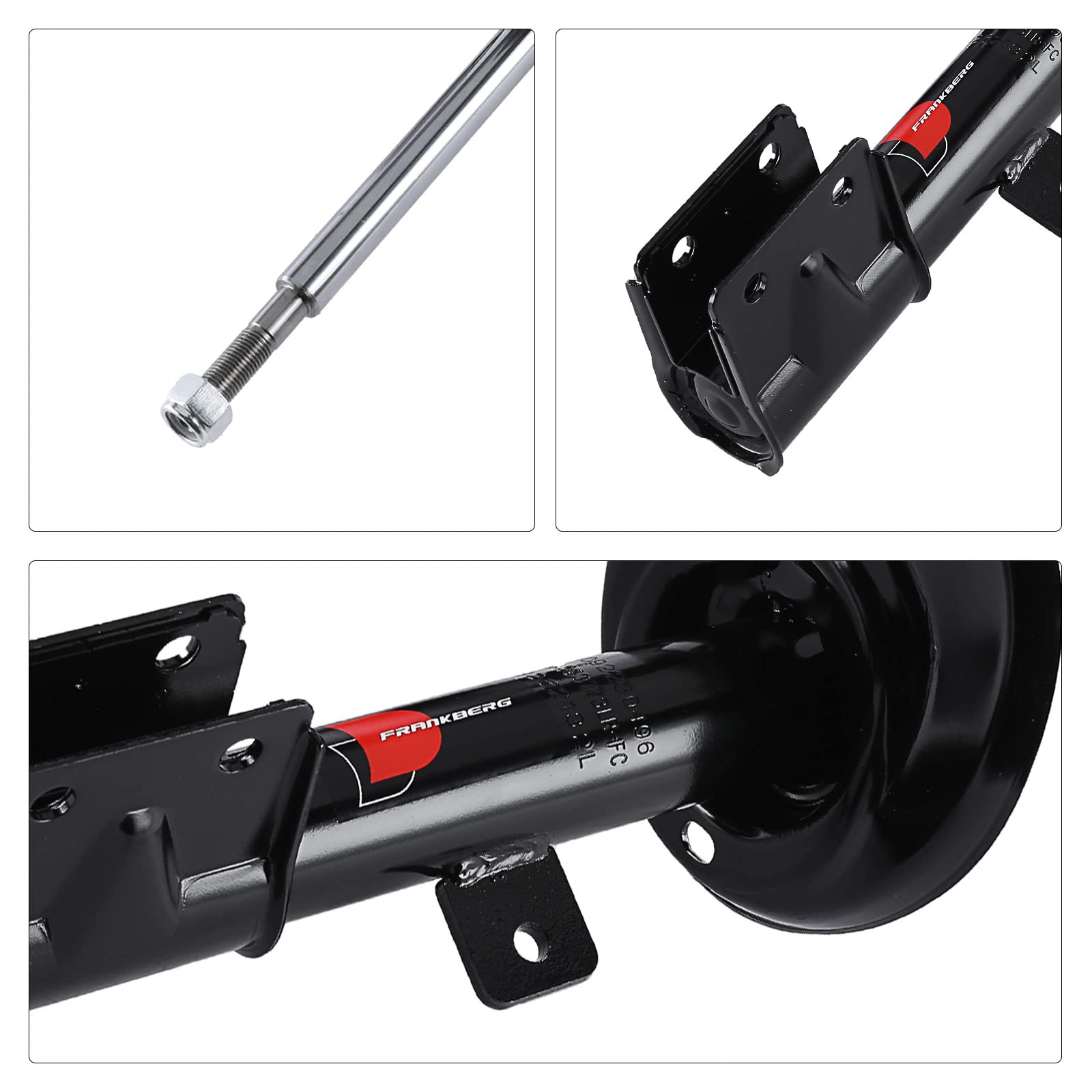 Frankberg 2 ammortizzatori anteriori 494mm Pressione del gas 5202XT | Compatibile con: C4 Picasso I MPV UD, C4 Grand Picasso I UA, 308 SW I 4E 4H, 308 CC 4B