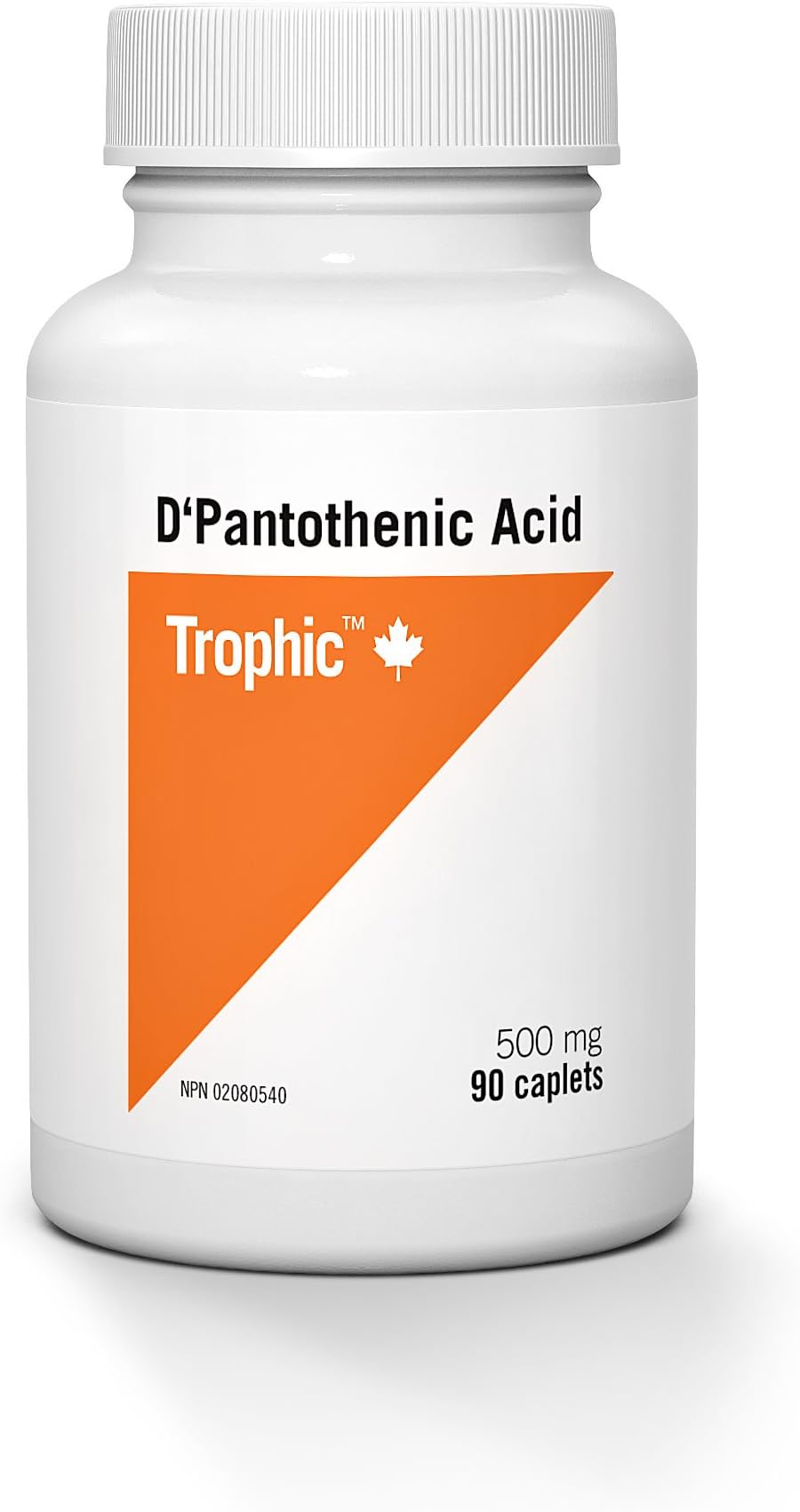 Trophic D-Pantothenic Acid 500mg 90 Caplets
