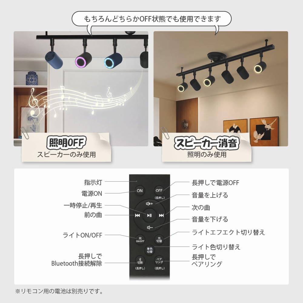 Amazon.co.jp: JIASONG ダクトレール スピーカー レール用 Bluetooth