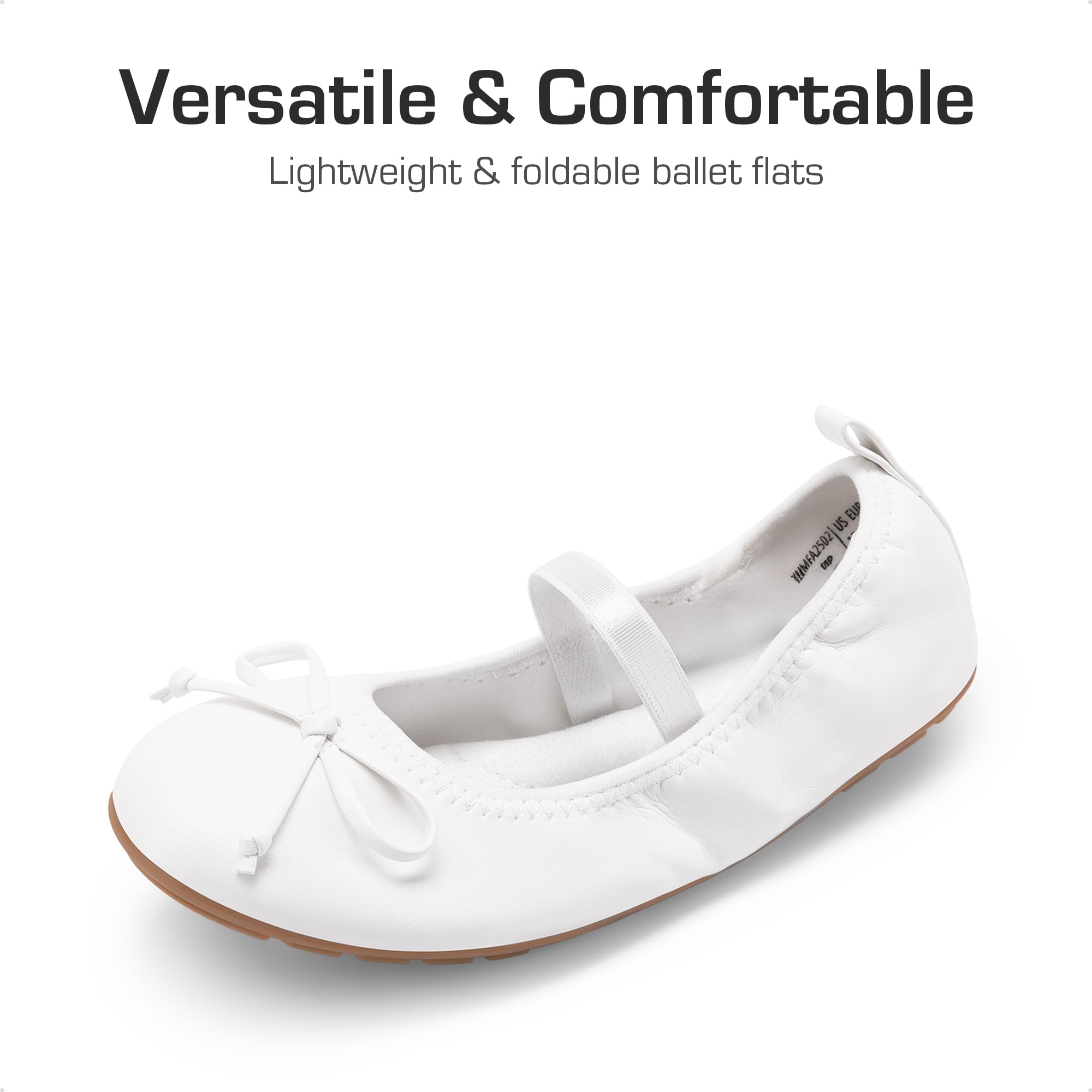 DREAM PAIRS Kids Ballerines Fille Elégantes Chaussures Plates pour Filles Mary Jane Confortables et Légères KKUMFA2502