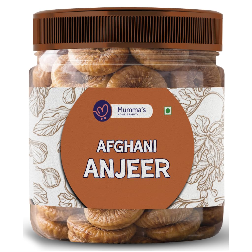MUMMA'S HOME GRAMITY Dried Afghani Anjeer | Premium Dry Figs | Rich in Dietary Fibre & Vitamins | Healthy Low Fat Dry Fruit Snack | Fresh & Natural Anjeer for Daily Nutrition, 1kg