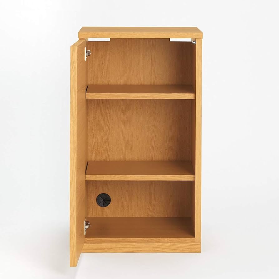 Amazon.co.jp: 無印良品 木製キャビネット・木扉・スリム