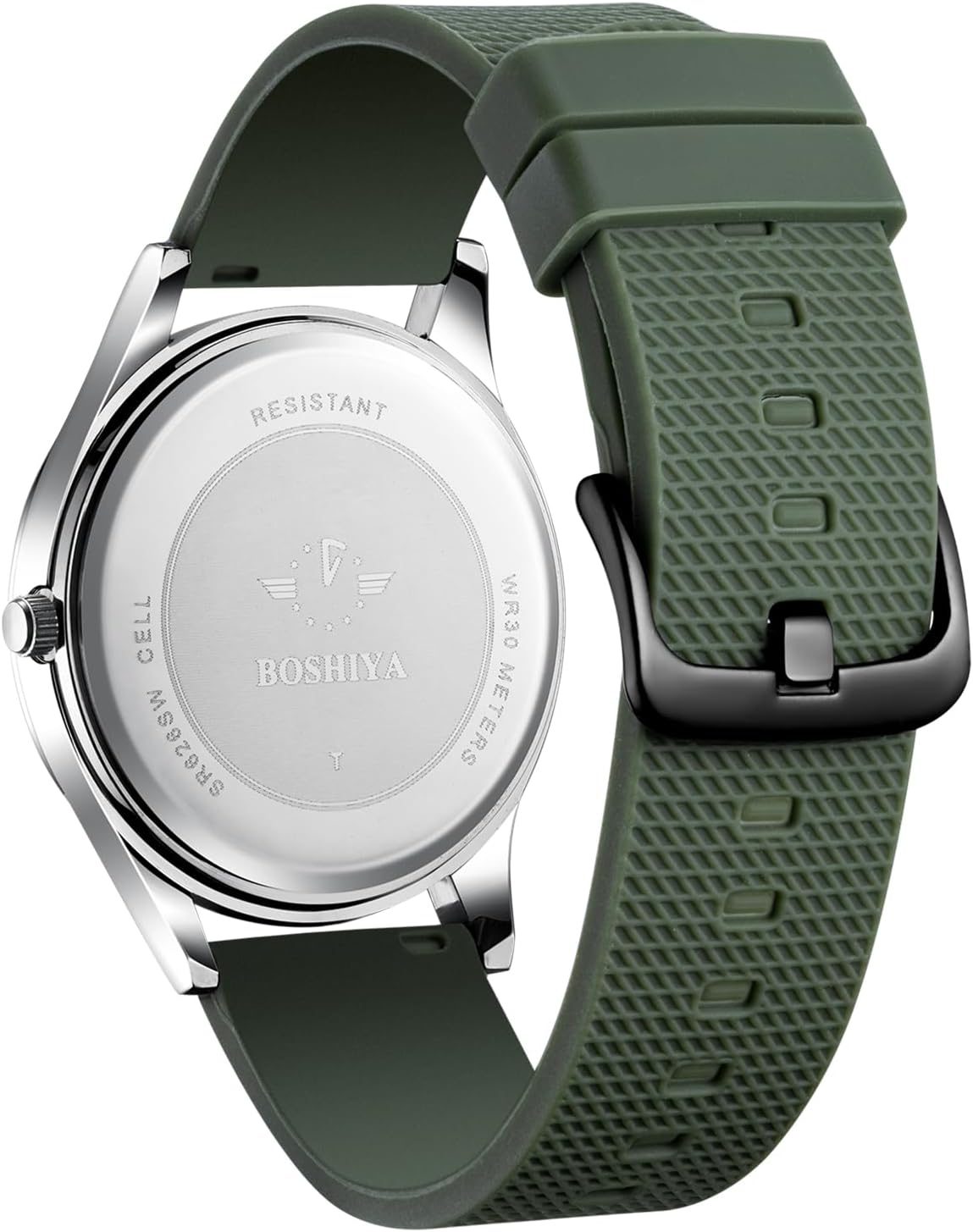 BOSHIYA Mens Watches Unisex Military Sports Watches for Men Analog Quartz Luminous Mens Watch Waterproof Army Tactical Casual Wristwatch