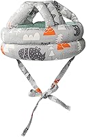 Vista 8 de Lindo casco de seguridad para bebé, protección para la cabeza del niño, ajustable, sombrero de parachoques para la cabeza, casco de parachoques