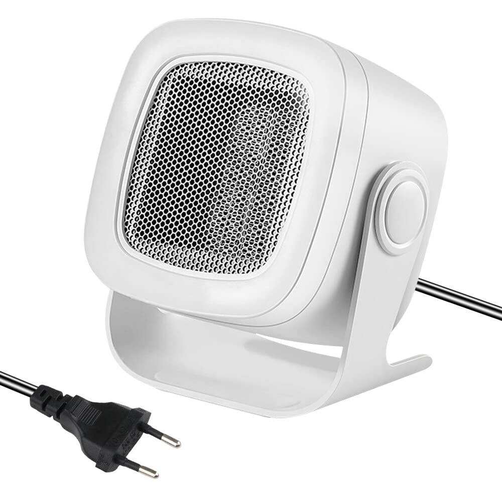 Fawoonu400-800W Electric Warm Air Machine PTC Ceramic Heating 90 ° Wide-angle Air Supplys Warm Circulating Wind Flows Hot-air Blower for Winter