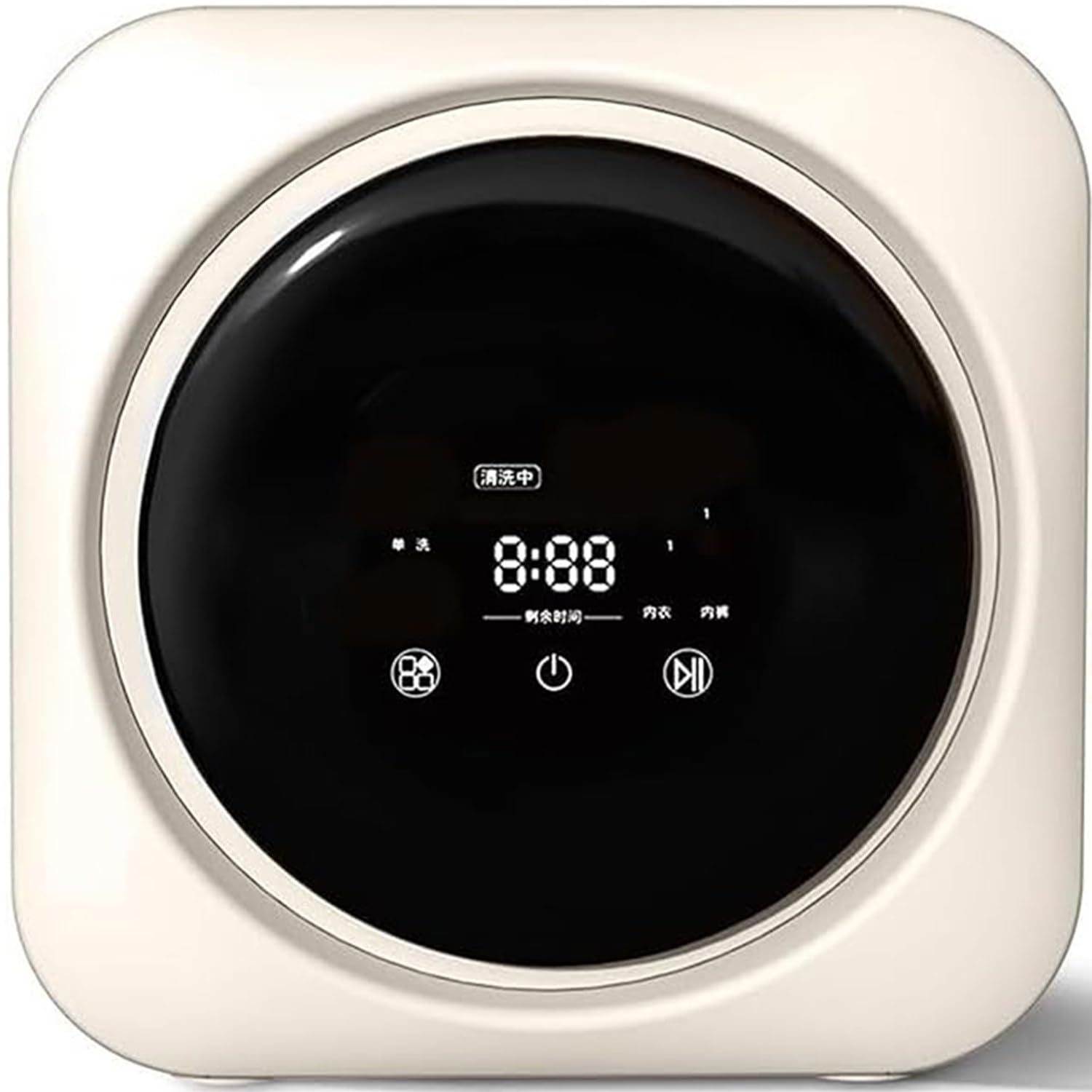 Lavadora de pared, lavadora pequeña portátil, secadora compacta para el hogar, secadoras de ropa, con secadora de 4 funciones, secadora compacta para toma de corriente estándar, secadoras pa