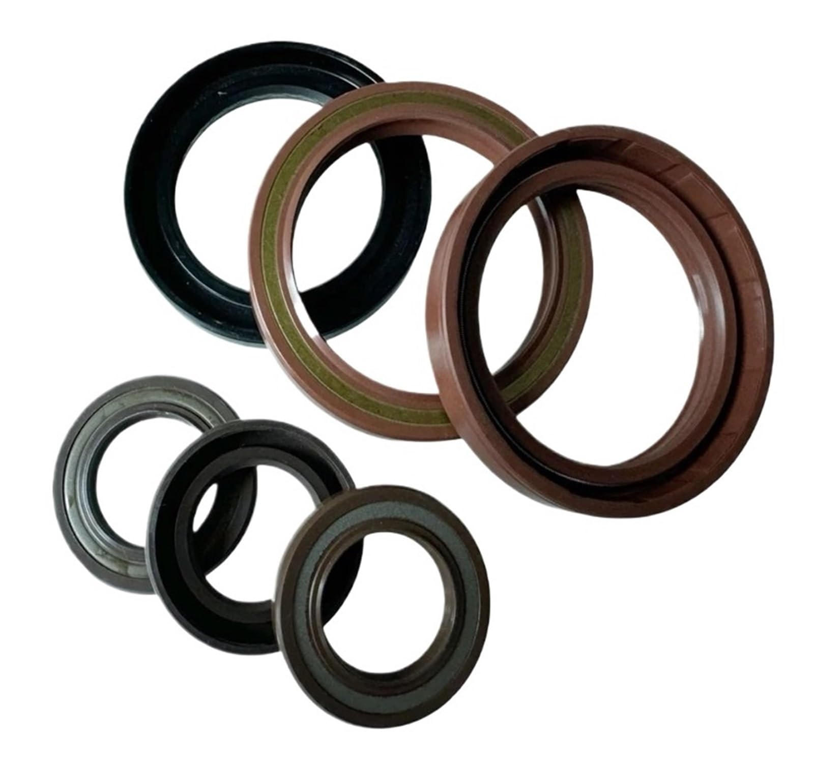 Paraolio ad alta pressione TCV, resistenza alle alte temperature e alle alte pressioni, pompa dell'olio idraulico con paraolio scheletrato(18x25x5(1pcs))