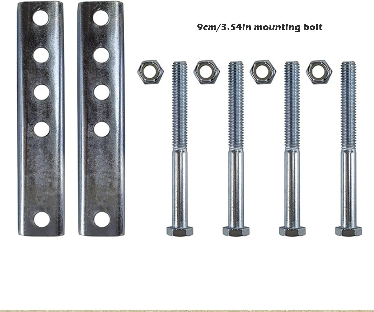 Bolt-On Swivel Tongue Jack - Beach Wheel Trailer Jack, Swivel Trailer Jack, Heavy Duty Boat Trailer Jack, with 6 in Dual Wheels, 10" Lift, 1500 Lbs, for Boat,1000lbs/450kg