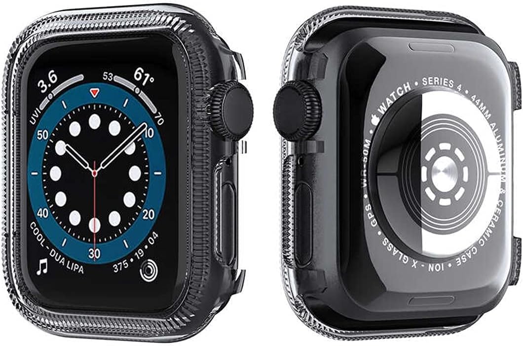 Zore Apple ile uyumlu Watch 42mm Watch Gard 03 Kasa Koruyucu Siyah