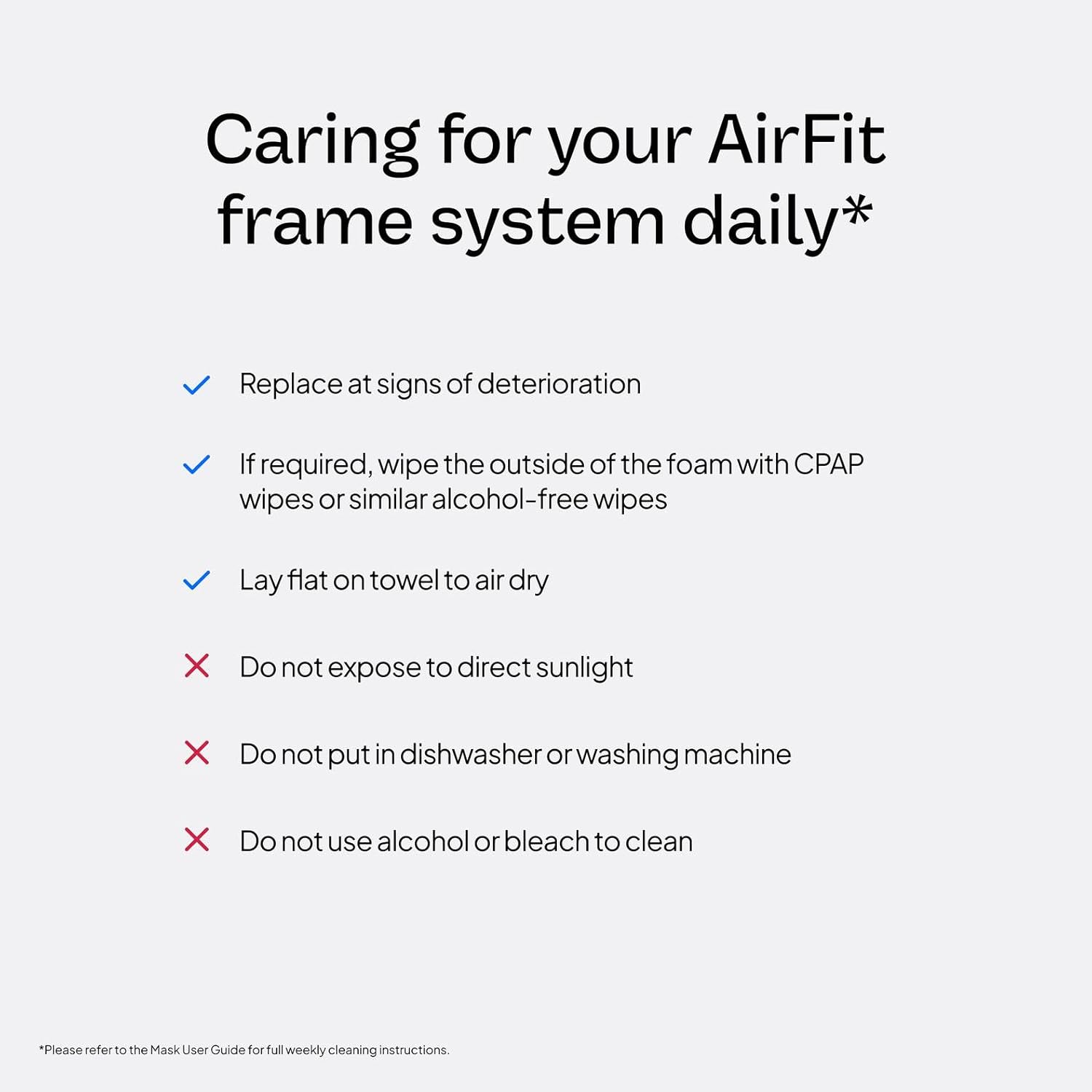 ResMed AirFit F20 Frame System - For Full-Face CPAP Mask Frame System - Replacement CPAP Accessories - Large - Image 5