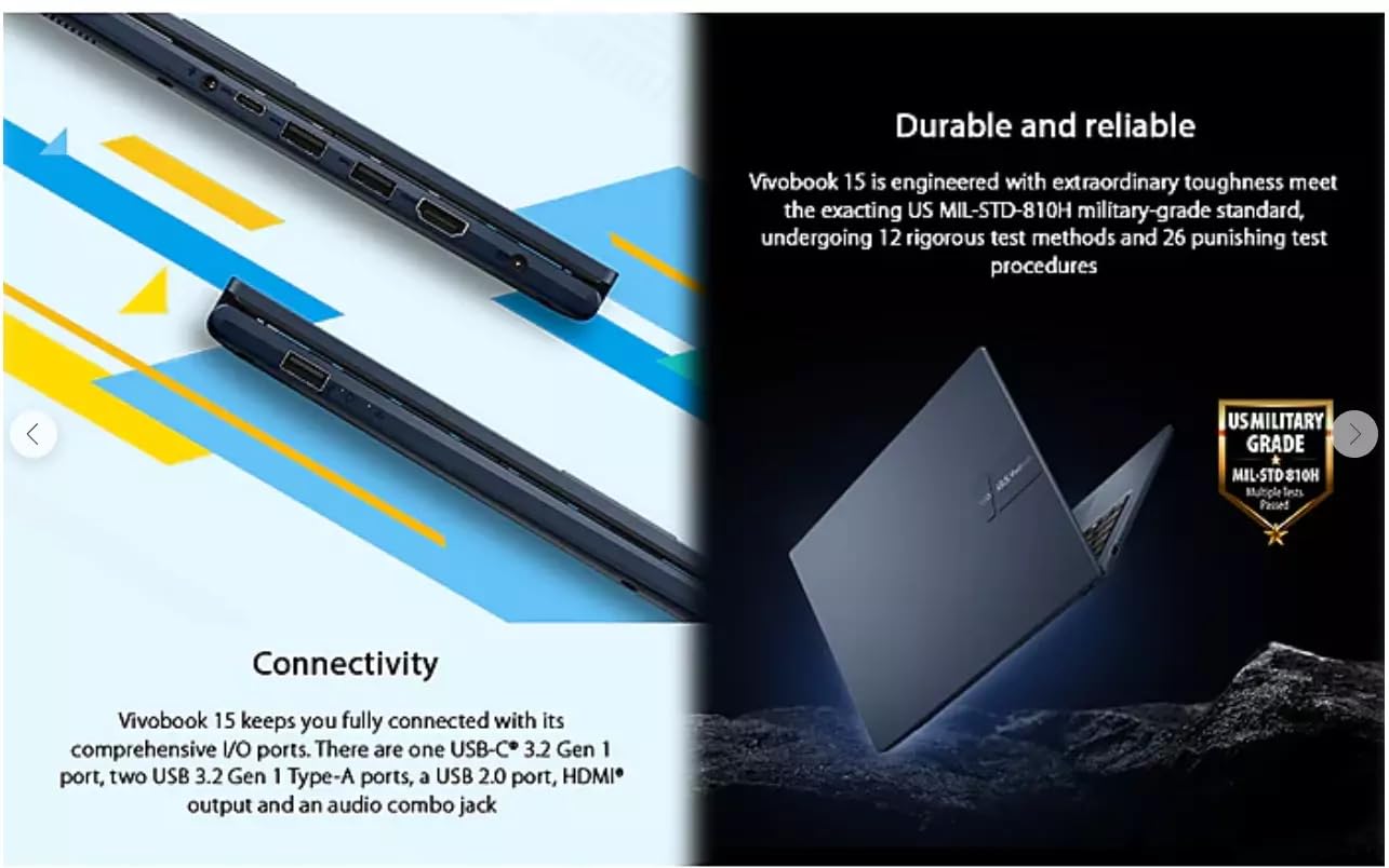 【希少】ASUS Vivibook15☘10世代i5☘NVMe256+1TB Amazon.com: ASUS Vivobook 15 2024 Laptop, 15.6