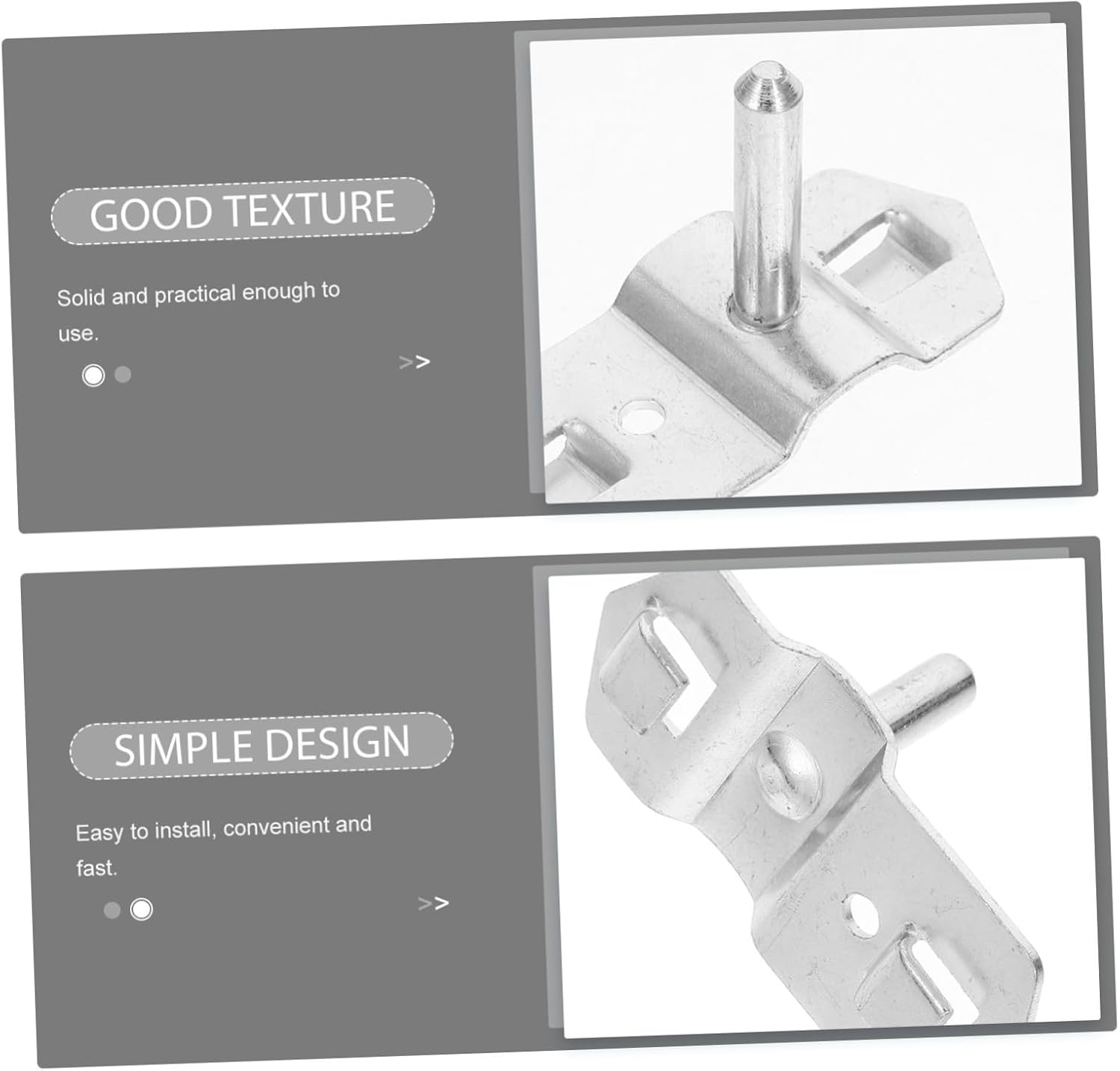 Mobestech 6Pcs Pegboard Hooks for Garage Storage Heavy Duty Utility Tool Hangers Easy Install Design for Organizing Tools Keys and More Compatible