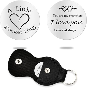 Sisadodo Pocket Hug Token Long Distance Relationship Keepsake Gifts for Son Daughter Birthday Christmas Gifts for Women Men