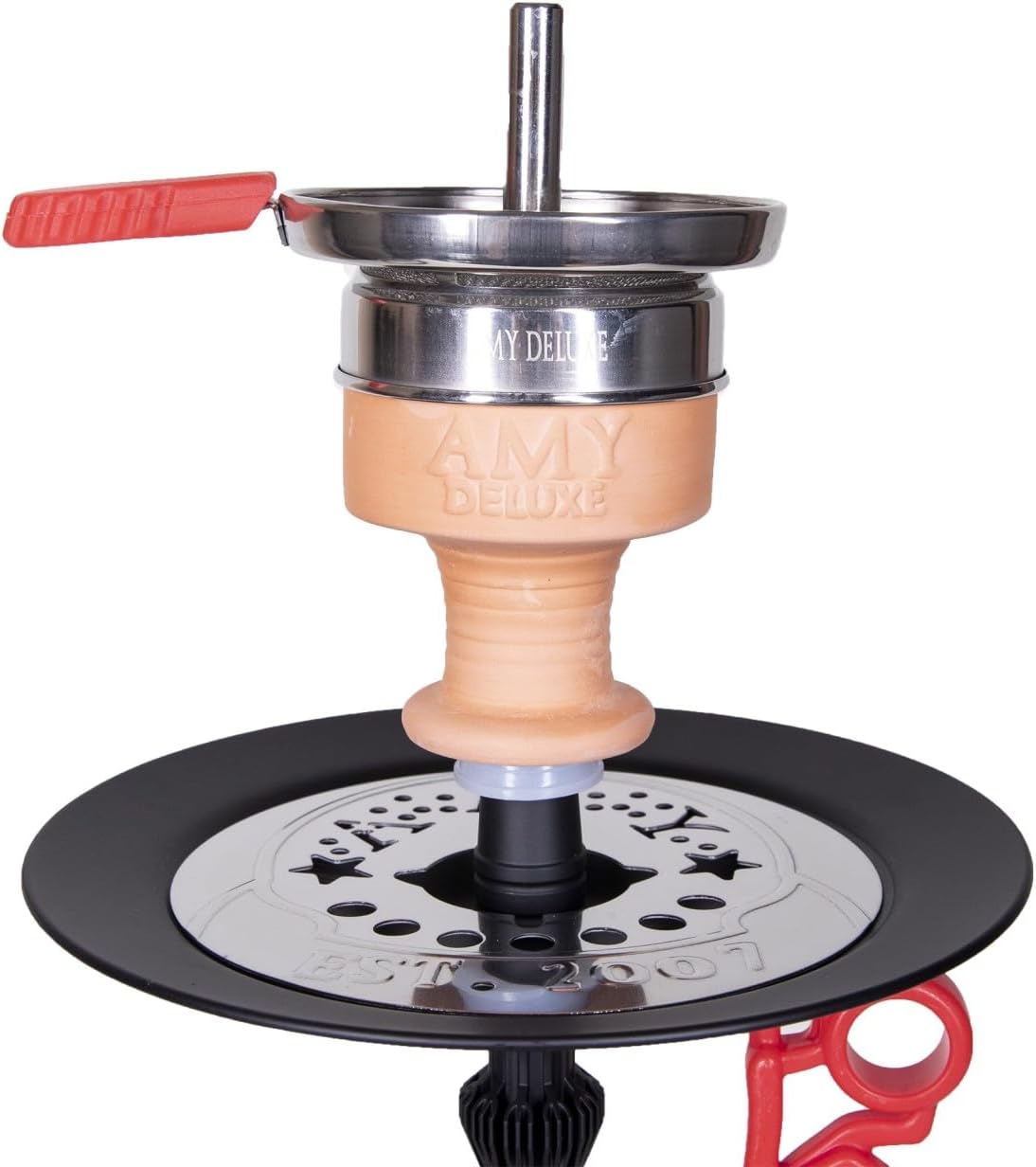 Amy Deluxe German hookah shisha set, 072.02 Alu Antique Berry S