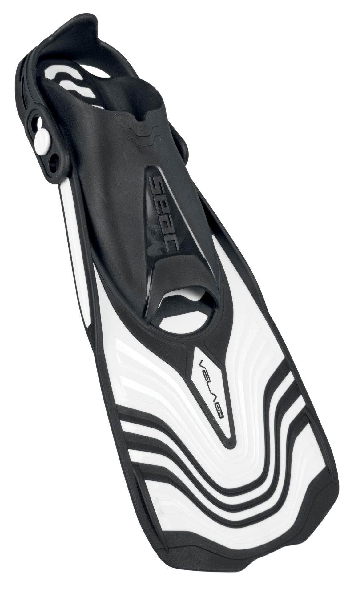 Seac Vela OH Snorkeling Fins - White, Small/Medium