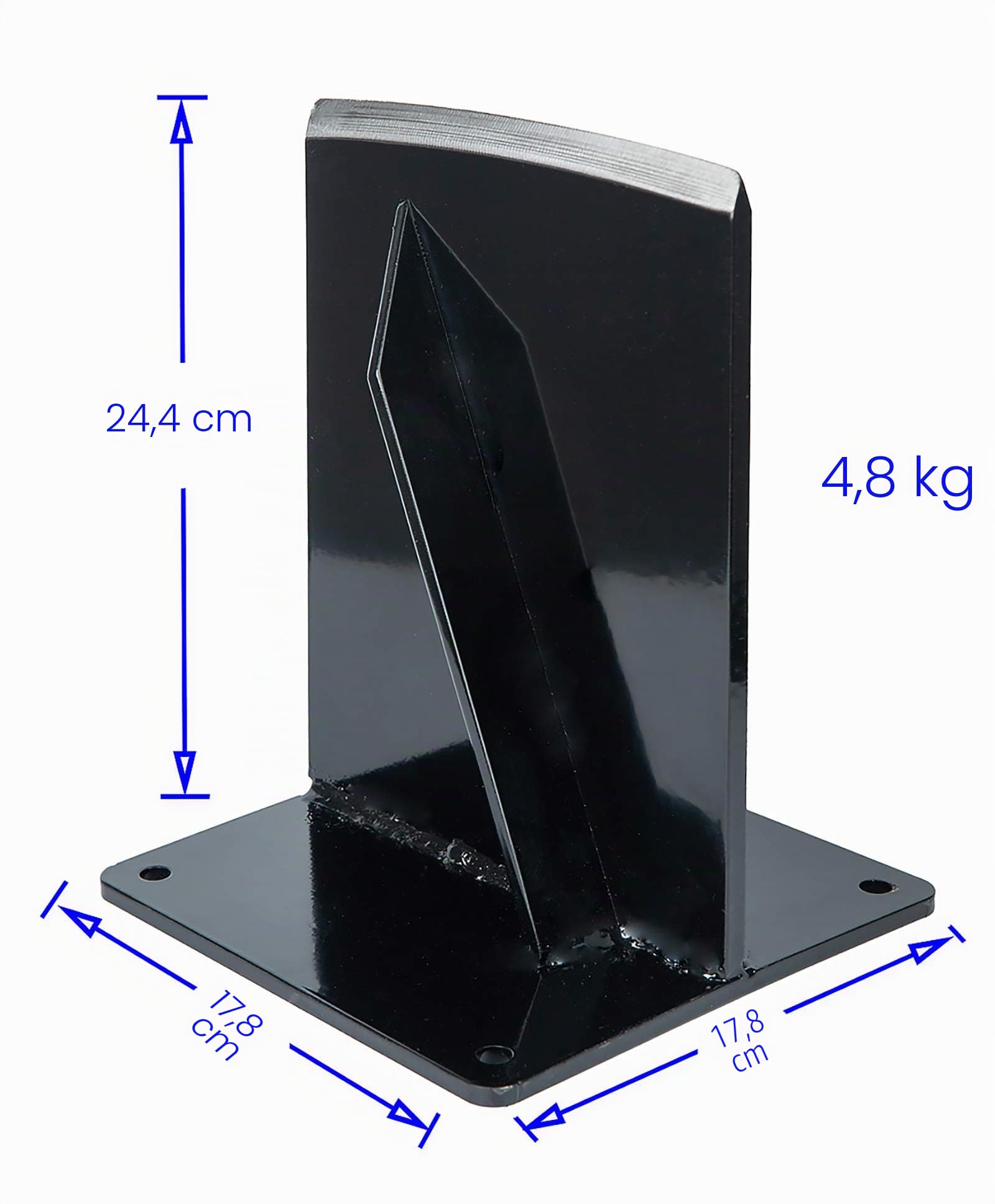 Tooltrex Fendeuse de Bois de Petit Bois – Fendeuse de Bois de Chauffage en Acier structurel Haute résistance, pour Petit poêle à Bois et cheminée, fendeuse Manuelle de bûches, Noir