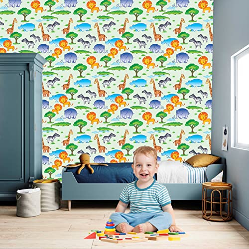 Image of CABANA HOMES (45cm x 125cm, 20 Rolls (120 sq. ft) Wallpaper for Kids Room Self Adhesive,Wall Stickers,Baby Room,Wardrobe,Furniture