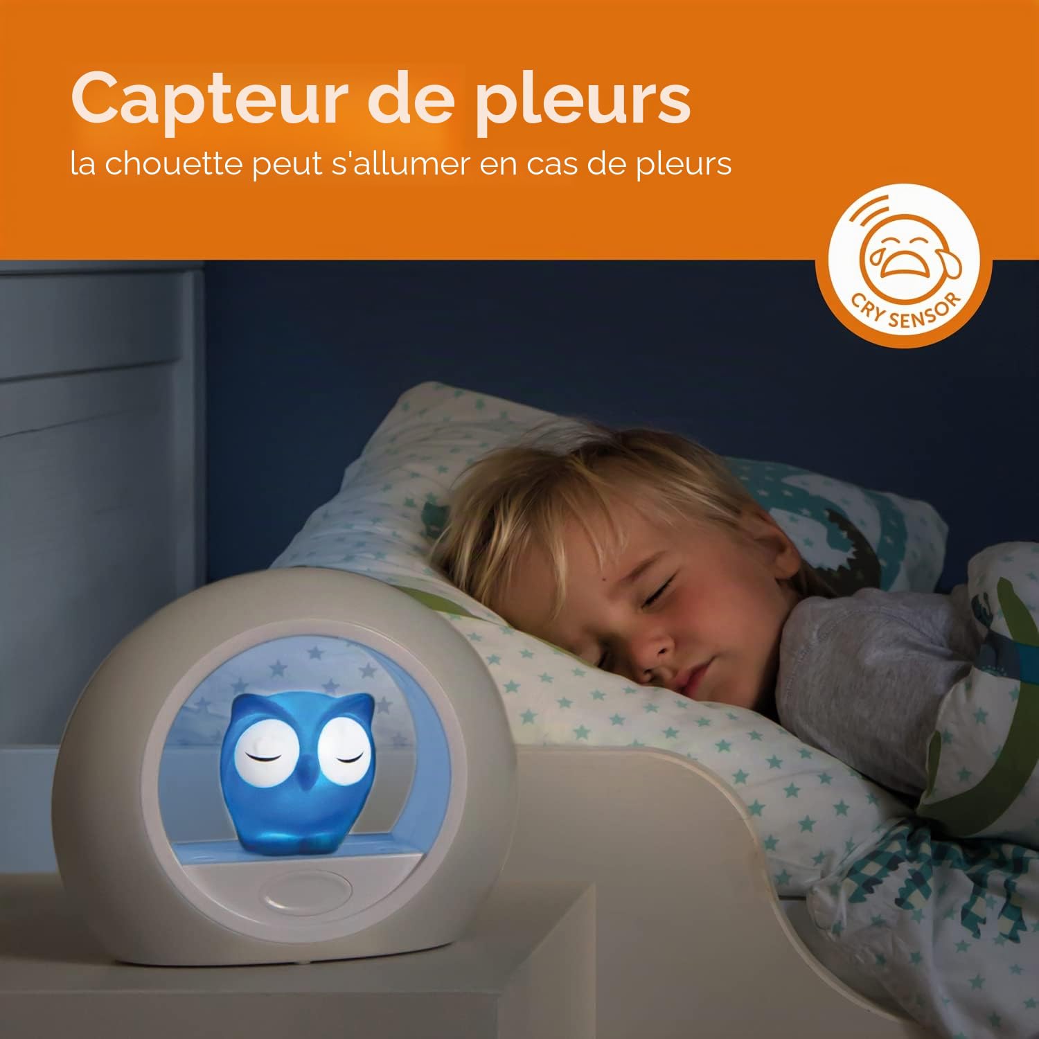 Veilleuse Lou le Hibou Bleu - Zazu