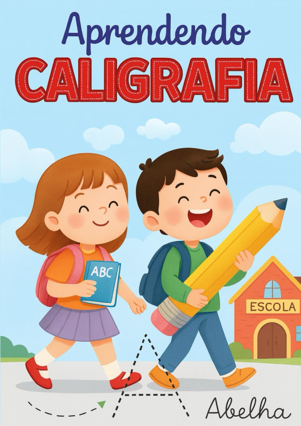 Caderno de Caligrafia Infantil com Atividades para Alfabetização