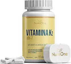 Vitamina K2 Mk7 Menaquinona 180 Capsulas 500mg - Nutrione