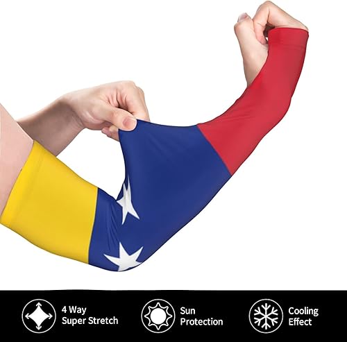 Miniatura 4 de Manga de compresión para hombre y mujer, manga de protección de la bandera de Venezuela, mangas de protección para tatuajes, mangas de brazo para