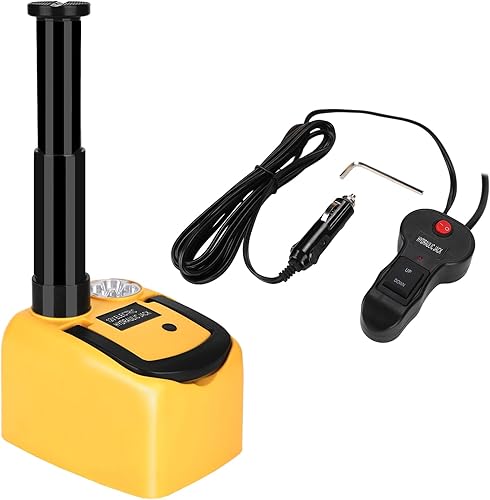 Miniatura 7 de FEANISIFEI Gato eléctrico para automóvil control remoto hidráulico inalámbrico 5 toneladas 12 V con pequeño gato de piso inalámbrico portátil para