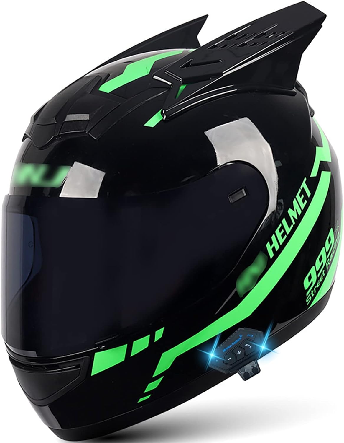 Bluetooth Motorcycle Full Helmet with Flip Visor Offroad
