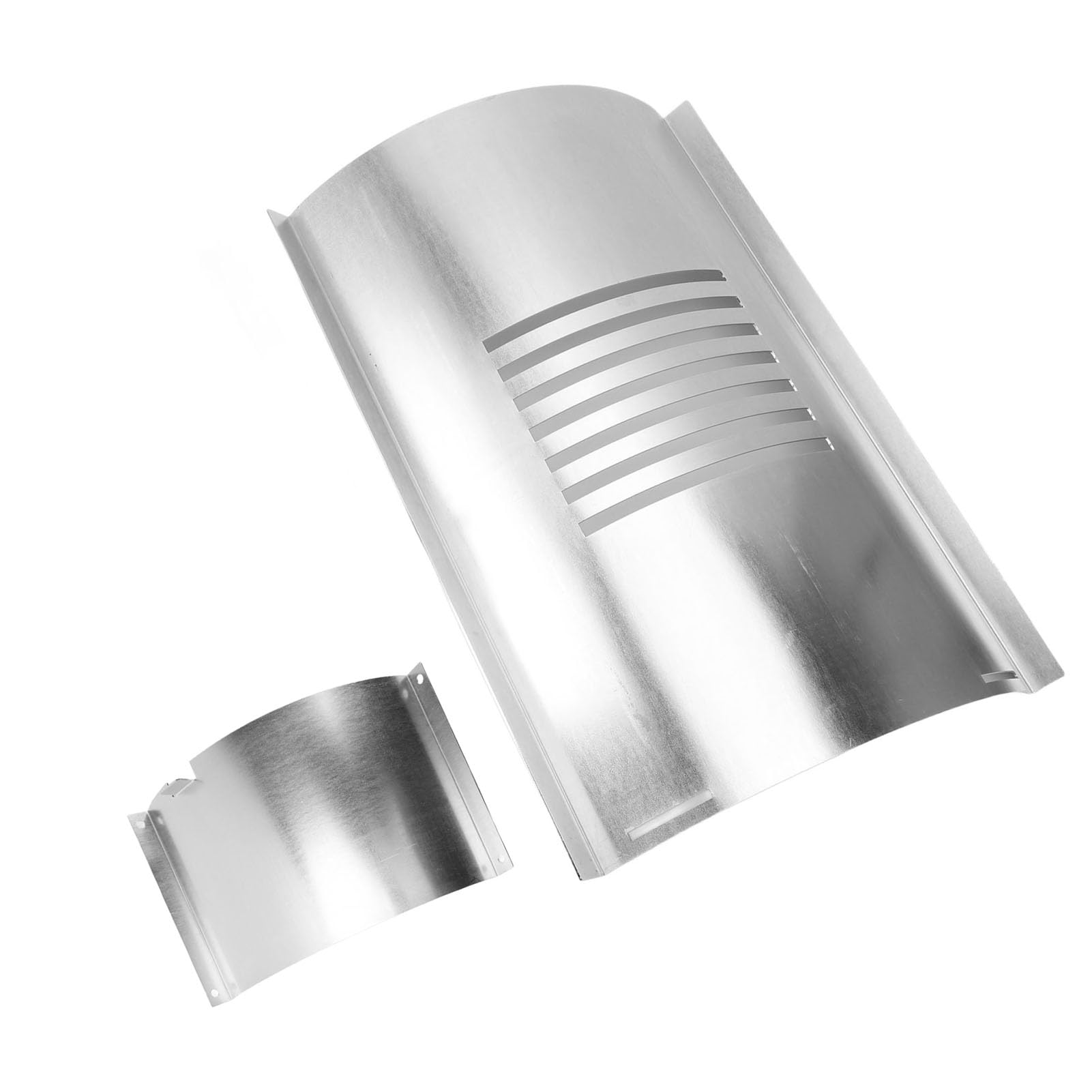 Kit Grill a da 2 Pezzi, Coperchio Scorrevole in Acciaio Inox e Kit Base con Maniglia di Controllo per Regolare l'intensità del Fuoco, Compatibile con Diverse Griglie per barbecue.