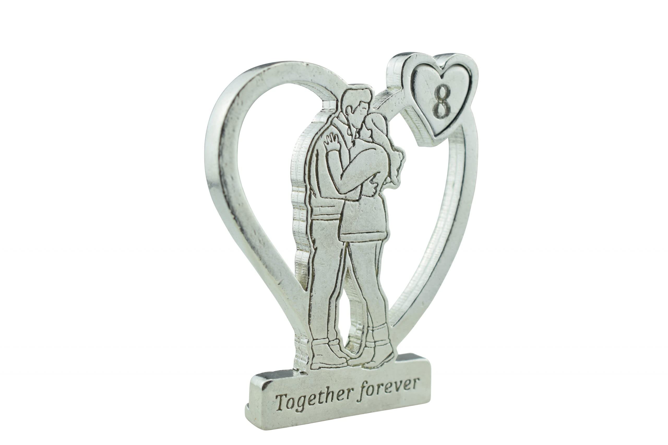 Pirantin Together Forever 8Th Anniversary Hugging Gift