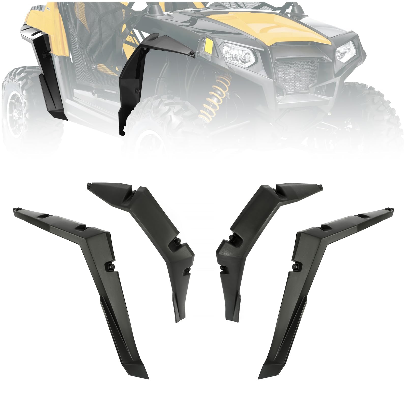 Amazon.com: KUAFU Front & Rear Fender Flare Compatible with 2009