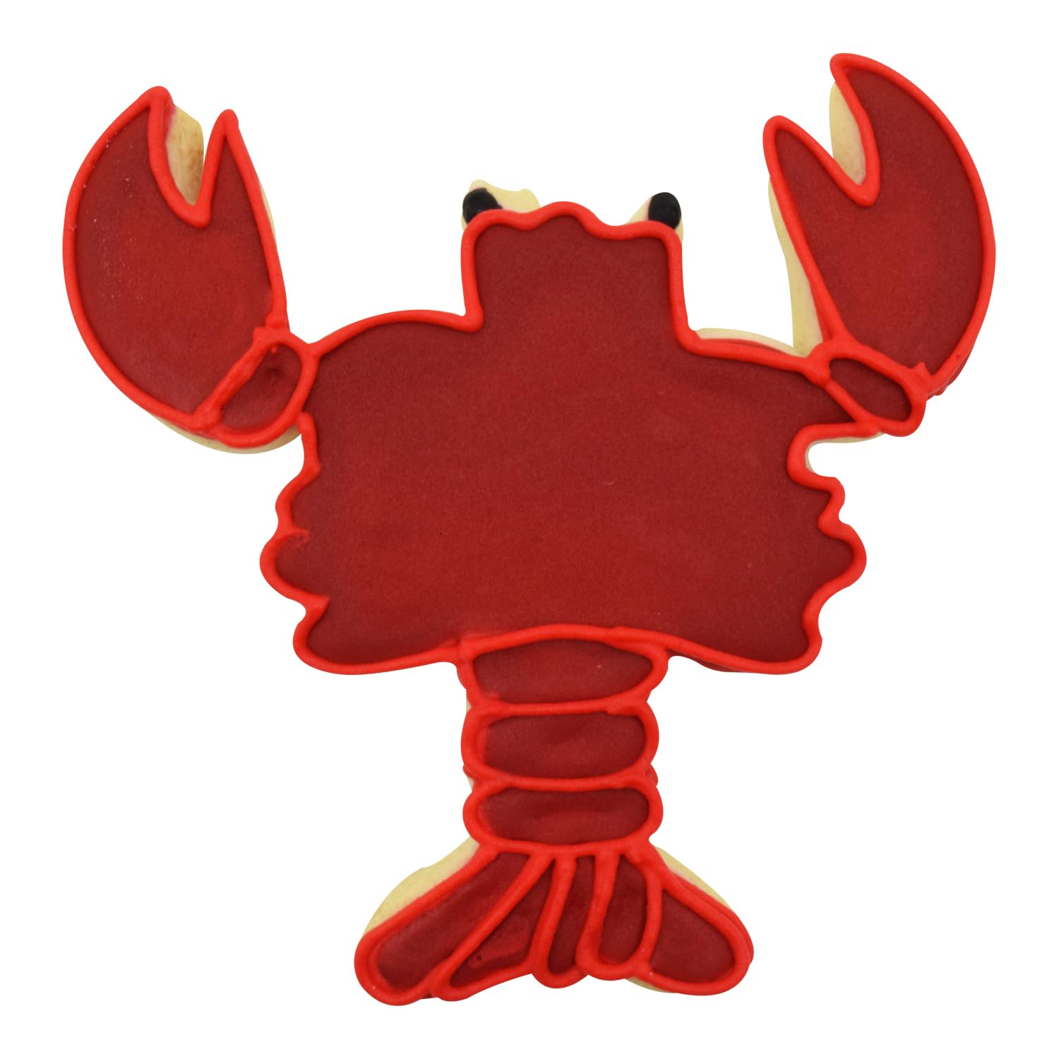 Langosta Rojo poliresina (revestido de estaño Cookie cortador 6 "