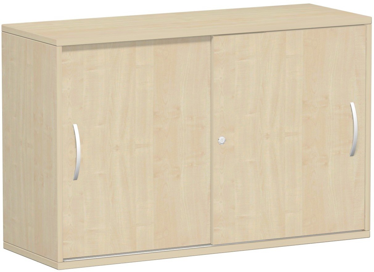 Schranksystem Flex Schiebetürenschrank, Holzdekor, ahorn/ahorn, 120 x 42.5 x 79.8 cm