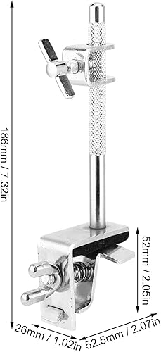 Miniatura 2 de Abrazadera de cabrera, soporte de cabrera, kit de tambor de jazz montado en aro, abrazadera de cabrestante de ajuste hacia arriba o hacia abajo,