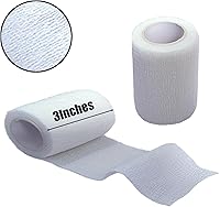 Vista 9 de Baisunt Paquete de 6 vendajes cohesivos de 1 pulgada, cinta autoadhesiva autoadhesiva autoadhesiva transpirable para muñeca, tobillo, deportes