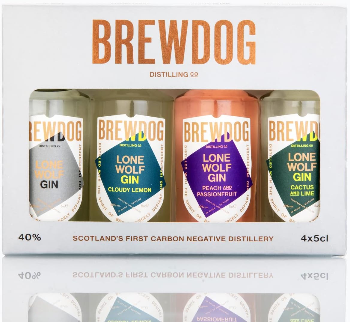 BrewDog LoneWolf Gin Miniatures Gift Set 4 x 5cl