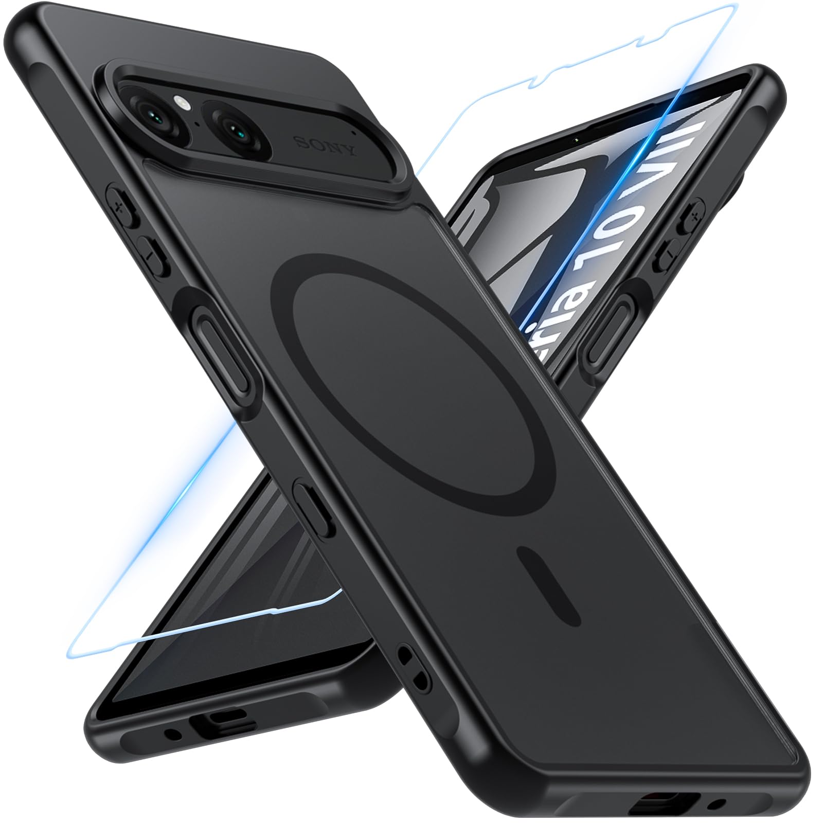 Amazon.co.jp: For Sony Xperia 10 Vii ケース【ガラスフィルム