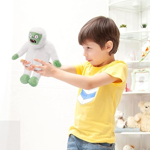 Miniatura 7 de Maikerry 1 juguete de peluche de PVZ, Zombie Yeti de peluche, regalos para cumpleaños de niños, Halloween y Navidad