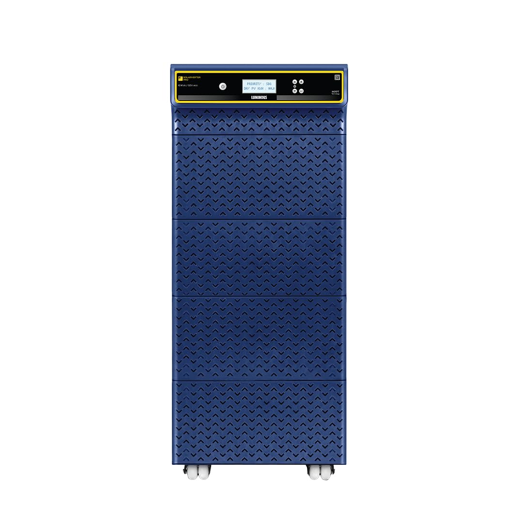 Luminous SOLARVERTER PRO 10.1KVA ECO – Hybrid Solar Inverter, 48V, Pure Sine Wave, Smart Energy Management, High Efficiency, Ideal for Homes, Businesses & Off-Grid Solar Systems-image-32