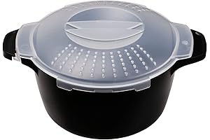 Broccoli Steamer Microwave Professional Small Micro Cookware 1 Quart