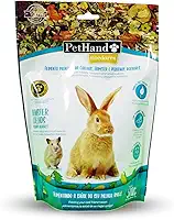 Ração Para Roedores Super Premium Pethand 500G, Fazenda Bioland, Alimento Pronto Para Coelhos, Hamster E Pequenos Roedores, Verde, Produto 100% Natural Com Vitaminas E Minerais, PetHand É Saúde E