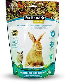 Ração Para Roedores Super Premium Pethand 500G, Fazenda Bioland, Alimento Pronto Para Coelhos, Hamster E Pequenos Roedores, Verde, Produto 100% Natural Com Vitaminas E Minerais, PetHand É Saúde E