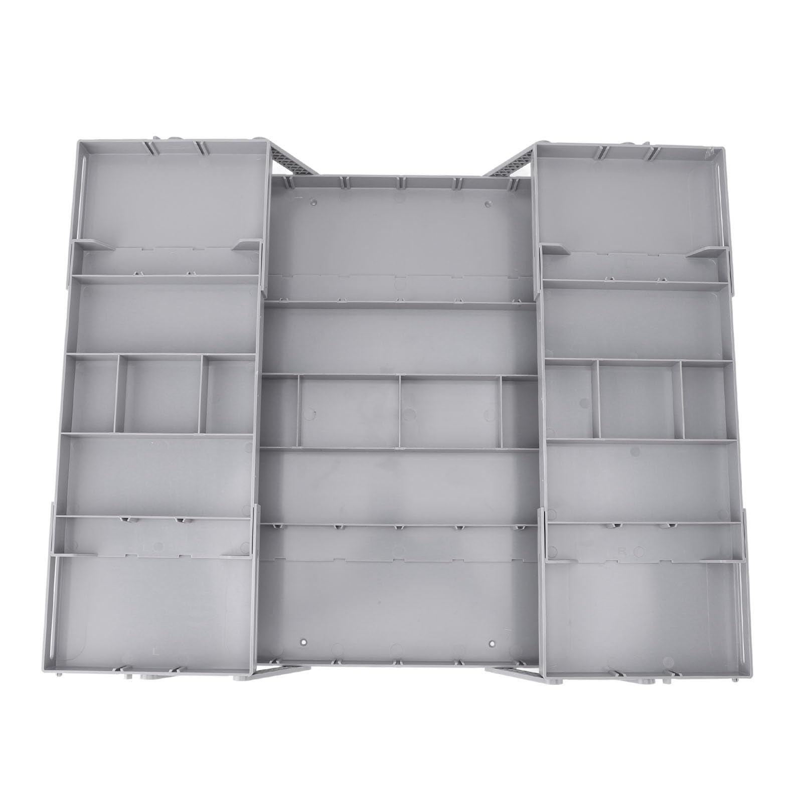 Multi -Level -Schubladen Organizer, Intelligenter Schubladen Organizer Erweiterbarer Kleiner Schubladenklapper Intelligenter Tabletttisch für Küche, Make up, Schmuck, Schreibtisch, (2 Etagen)