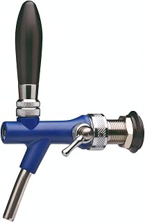 ich-zapfe Grifo con compensador de Acero Cromado, níquel y plástico ABS, Azul