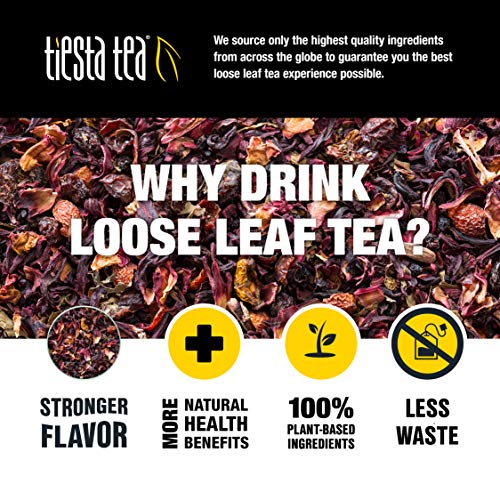 image for Tiesta Tea | Fireberry, Loose Leaf Cranberry Hibiscus Rooibos Tea | Al