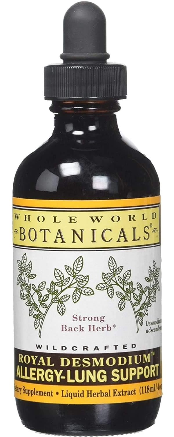 Whole World Botanicals Royal Desmodium Allergy Lung Support -- 4 fl oz by Whole World Botanicals